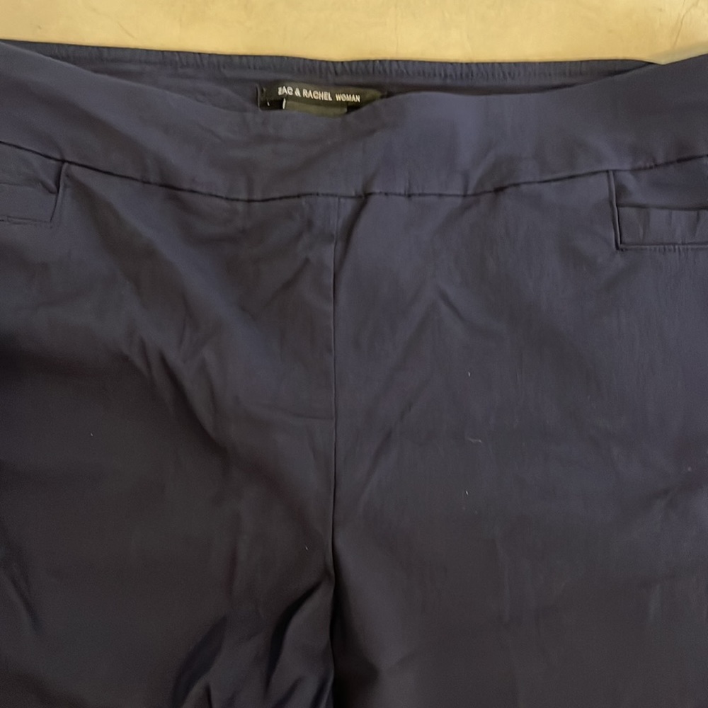 Zac & Rachel Navy Ankle Pants - Picture 2 of 4